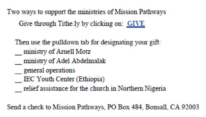 Ways to Give